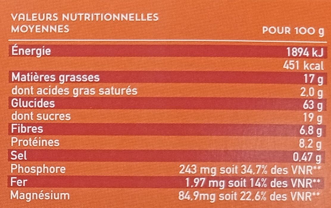 La Vie Claire Biscuits aux fruits rouges packshot