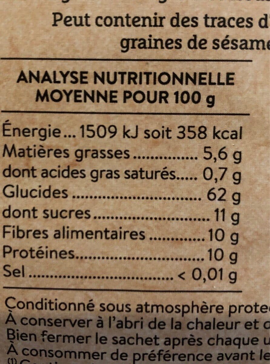 La Vie Claire Muesli Aux 5 Cereales, Raisins Et Noisettes packshot