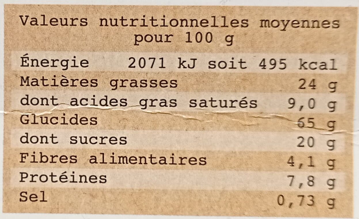 La Vie Claire Sablé Au Sésame packshot