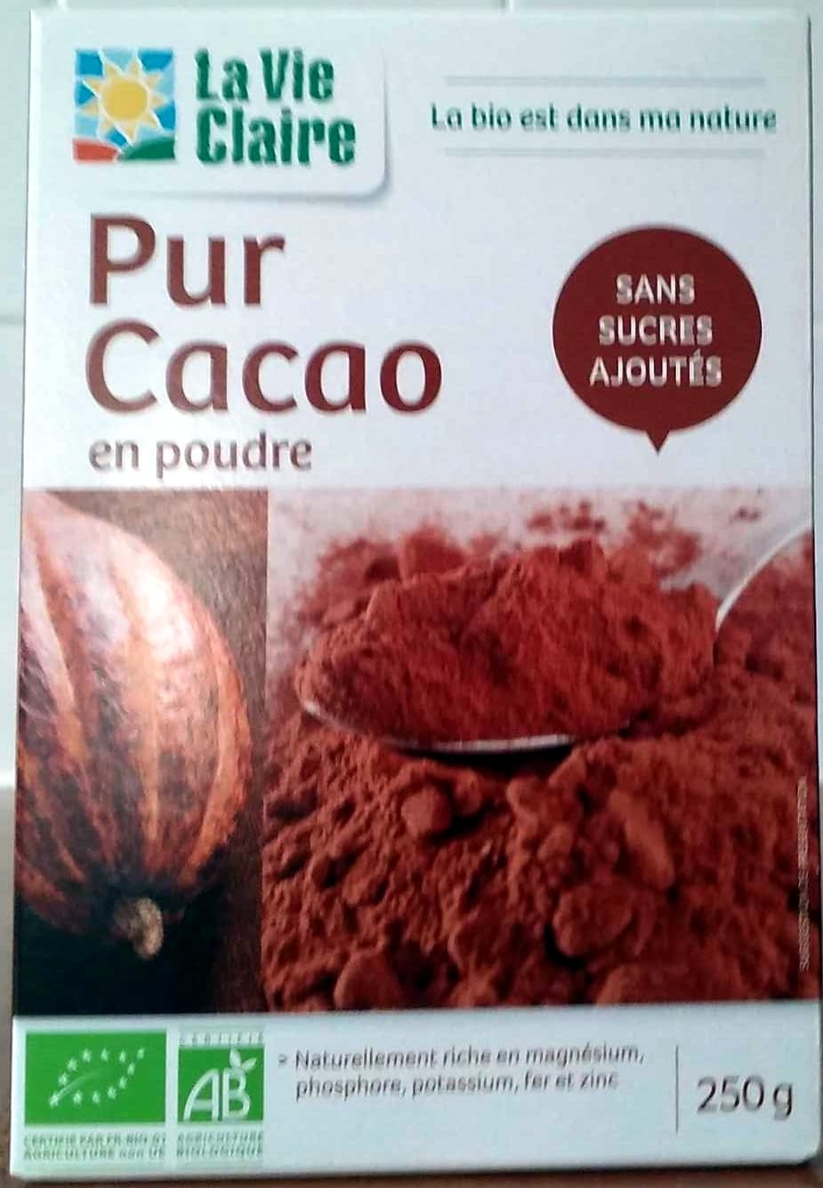 La Vie Claire Pur Cacao en poudre packshot