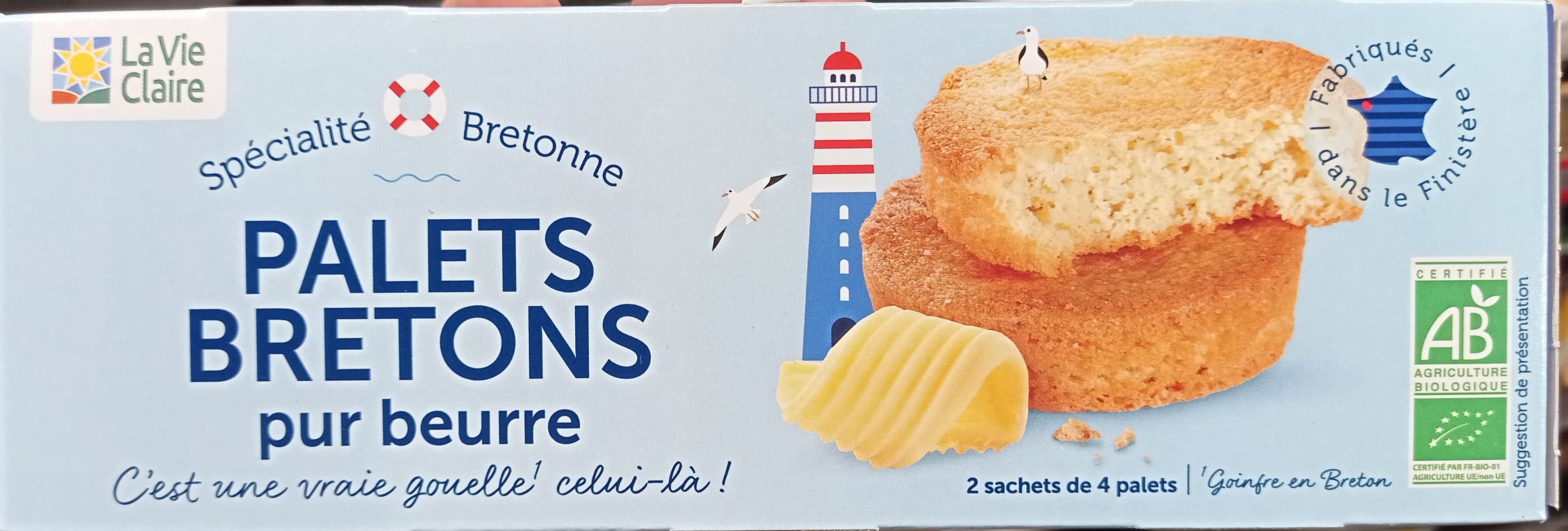 La Vie Claire Palets bretons pur beurre packshot