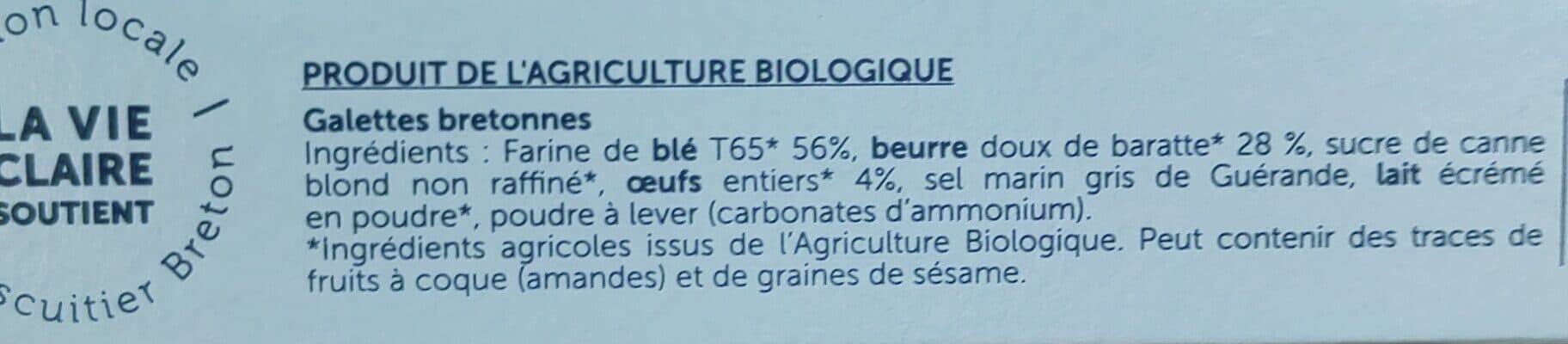 La Vie Claire Galettes bretonnes packshot