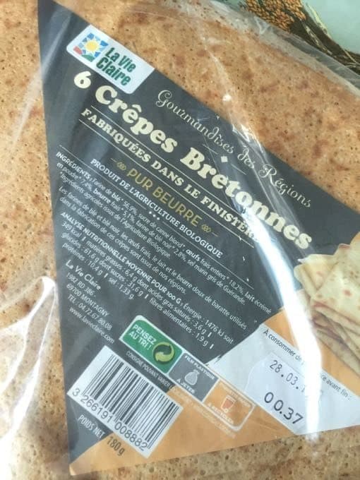 La Vie Claire Crêpes Bretonnes pur beurre packshot