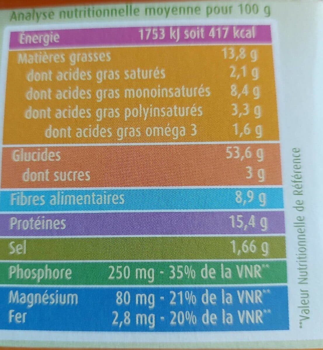 La Vie Claire Biscottes à la farine intégrale et aux graines de lin packshot