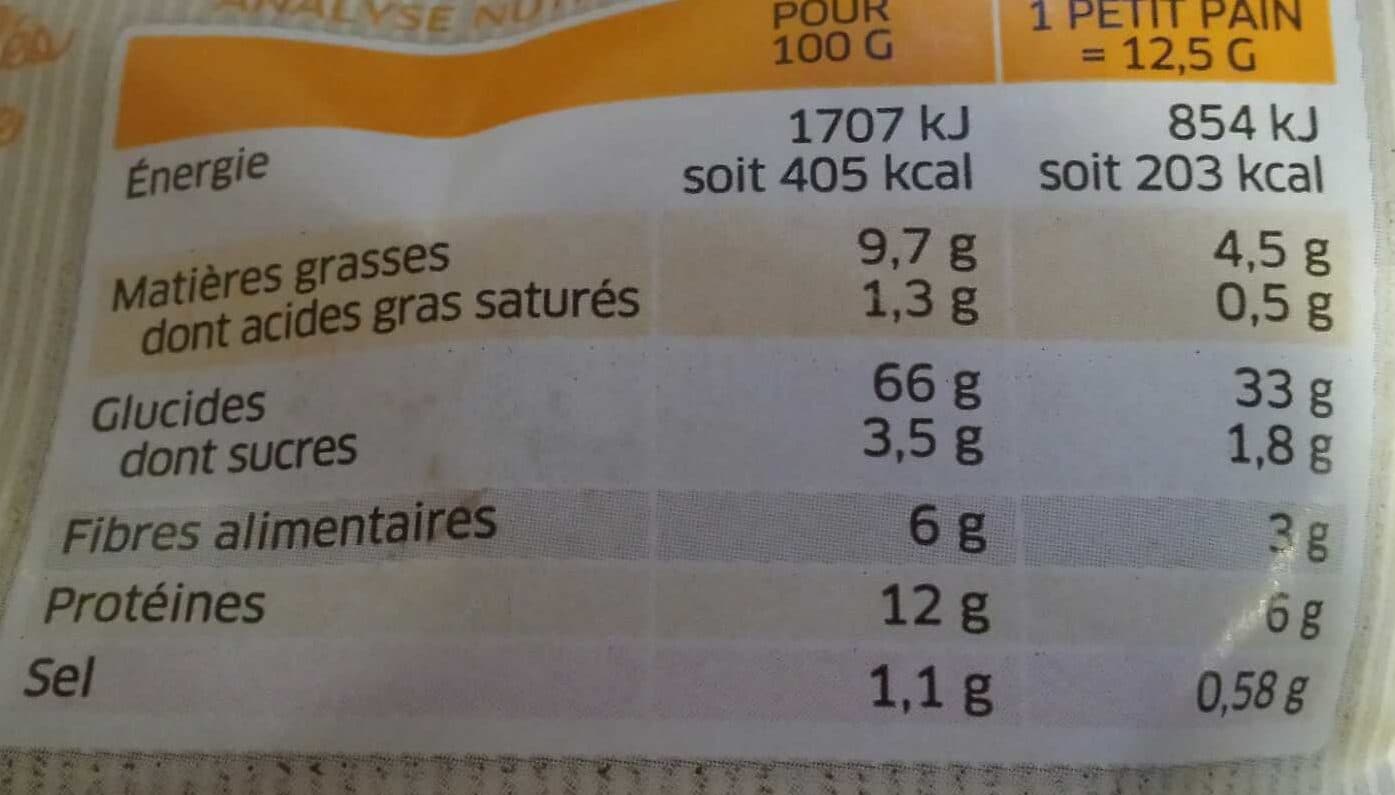 La Vie Claire Petits pains grillés aux céréales packshot