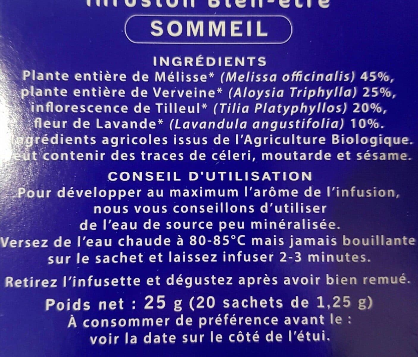 La Vie Claire Infusion Bien-être Sommeil packshot