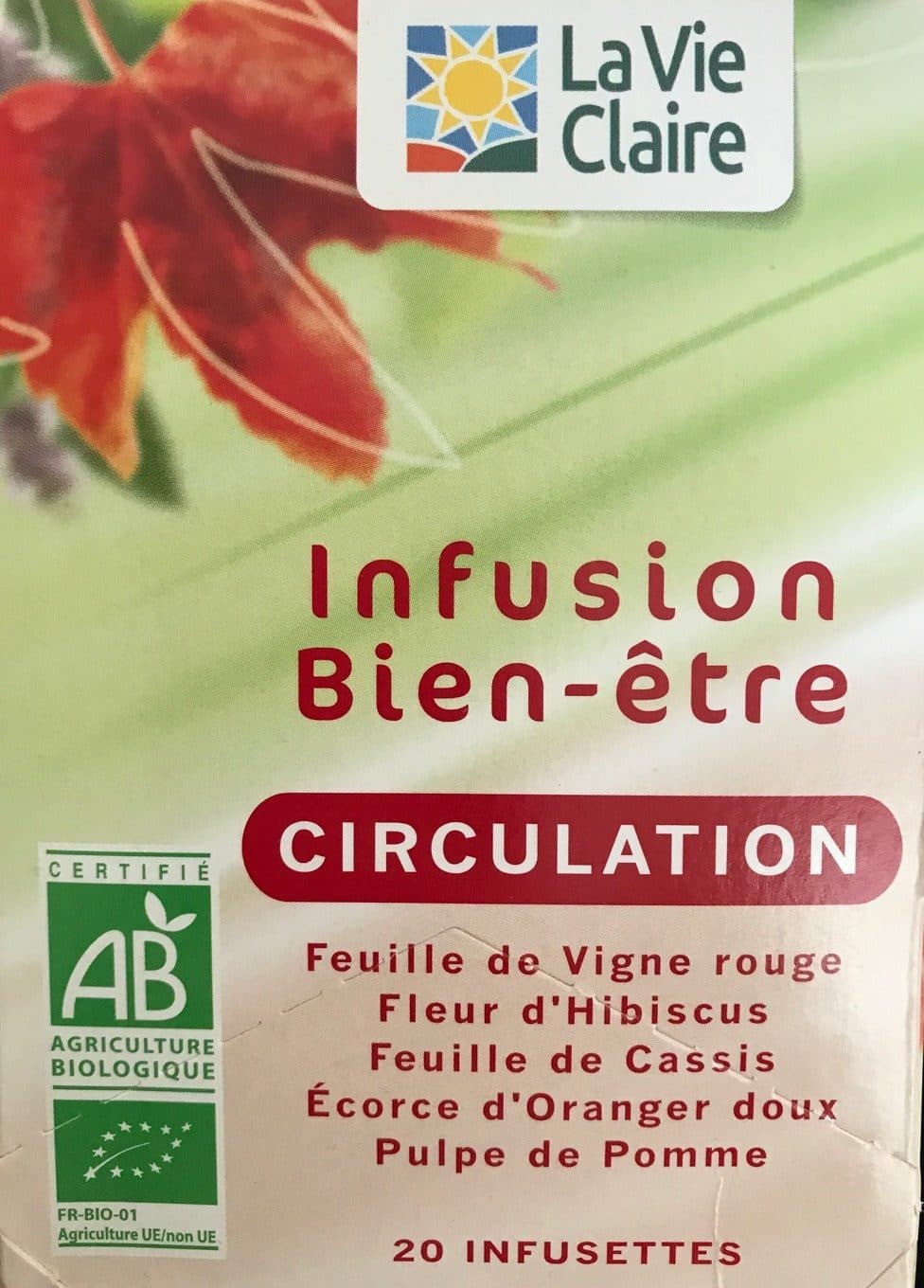 La Vie Claire Infusion Bien Etre Circulation packshot