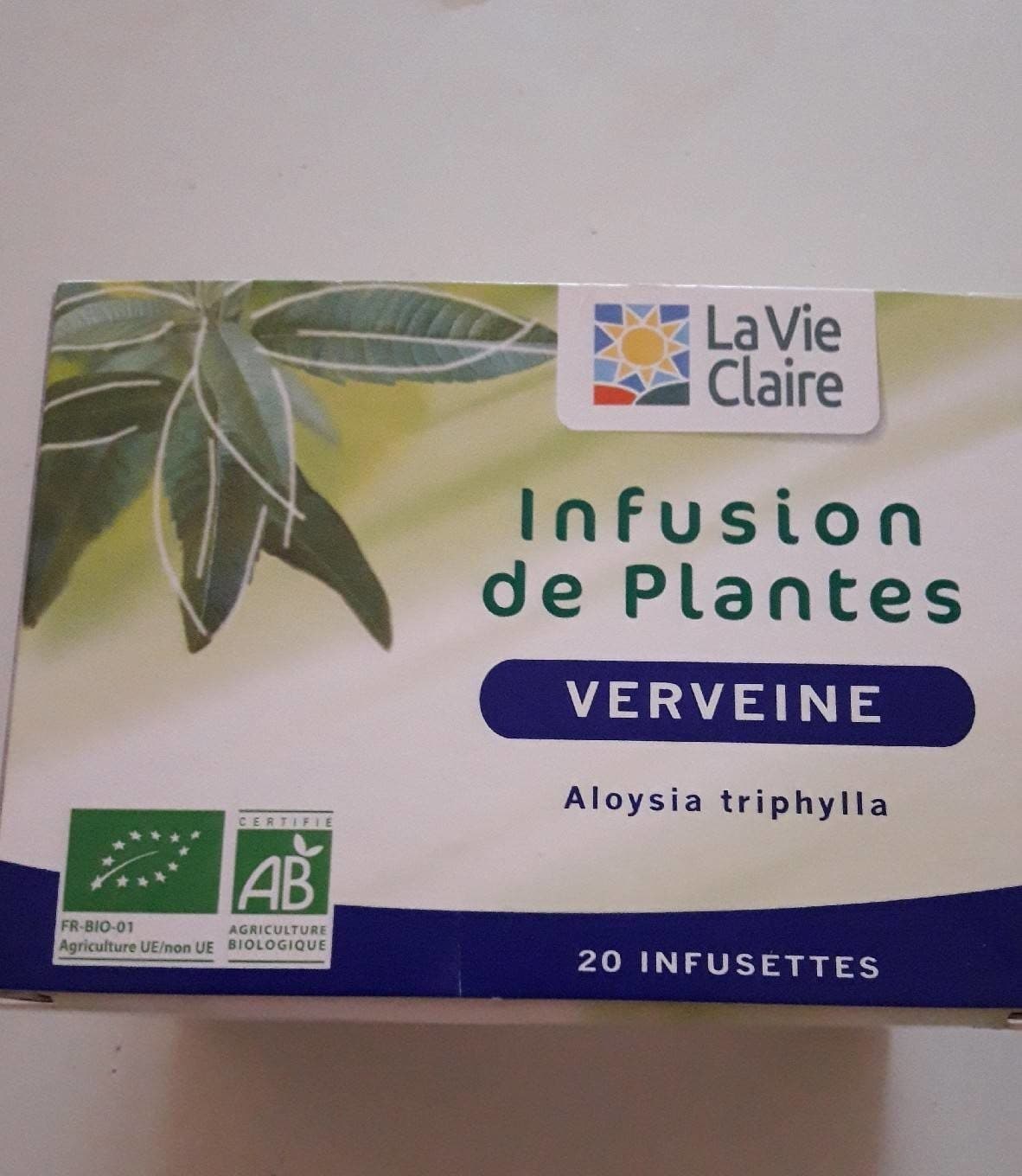 La Vie Claire Infusion de plantes verveine packshot