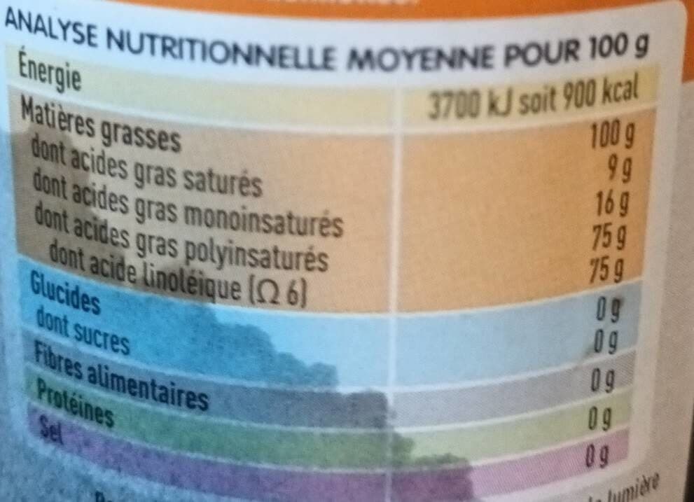 La Vie Claire Huile vierge de carthame packshot