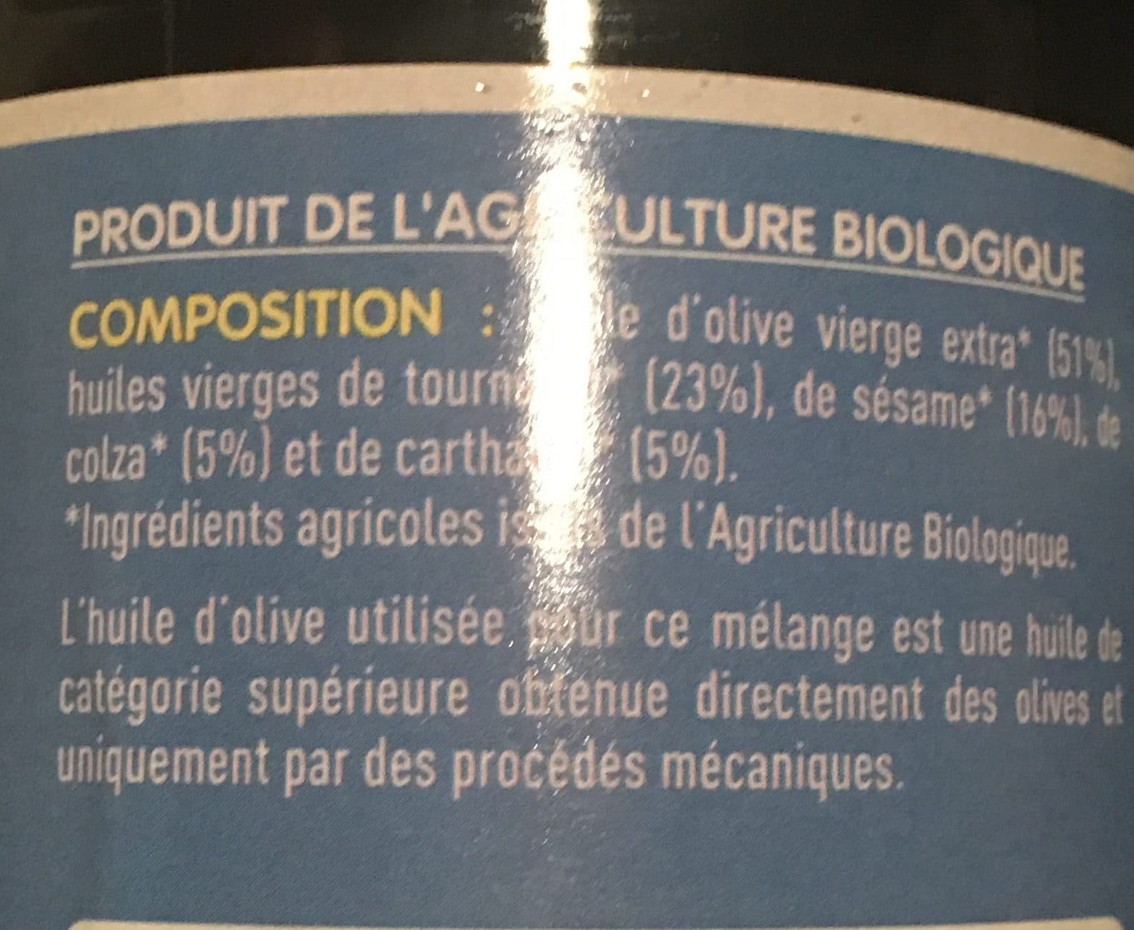 La Vie Claire Huile 5'claire packshot