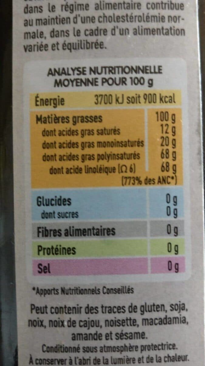 La Vie Claire Huile vierge de pépins de raisins packshot