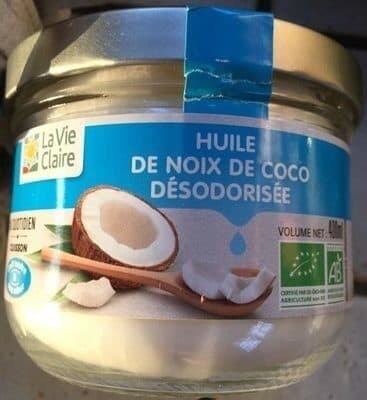 La Vie Claire Huile De Noix De Coco Désodorisée packshot