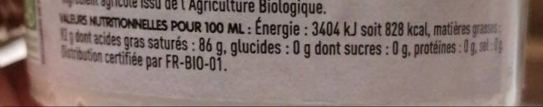 La Vie Claire huile vierge de noix de coco packshot