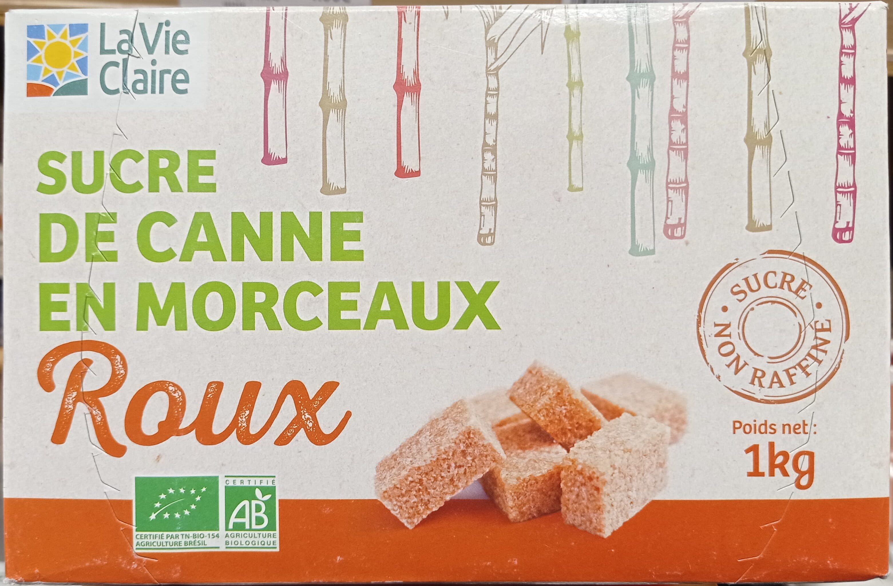 La Vie Claire Sucre de canne roux packshot