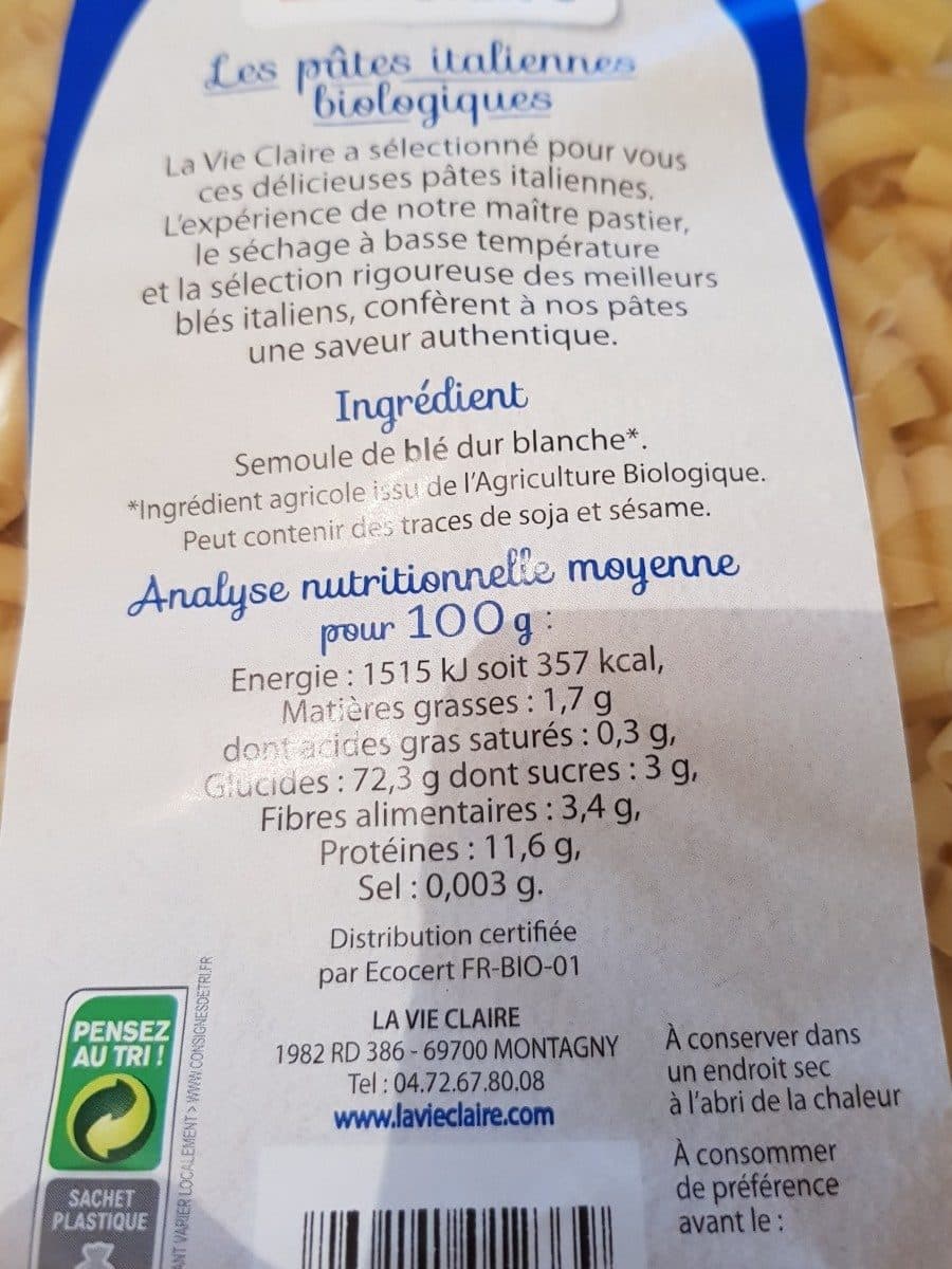 La Vie Claire Macaronis packshot