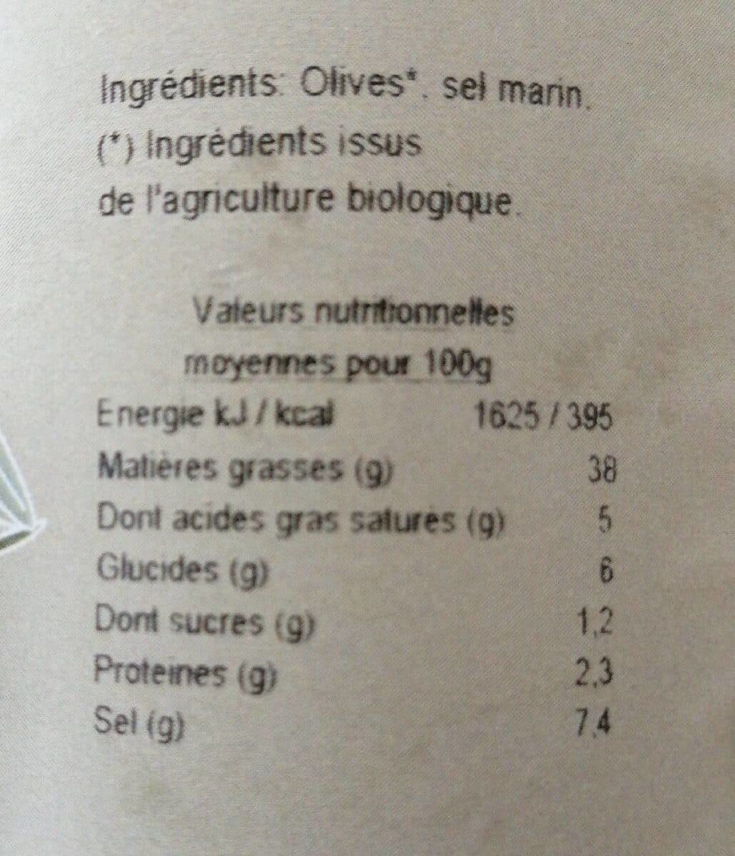 La Vie Claire Olives Noires Naturelles packshot