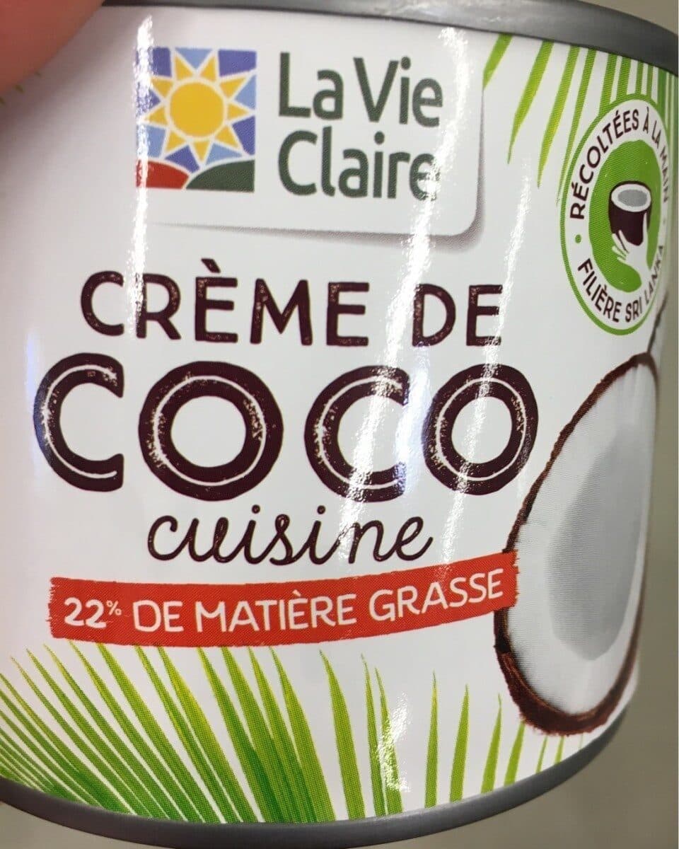 La Vie Claire Creme de coco packshot