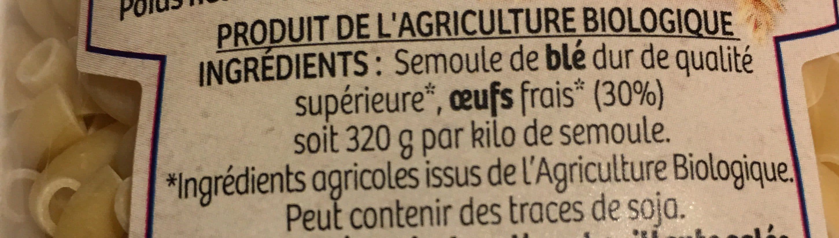 La Vie Claire Pâtes d'Alsace - Coquillettes packshot