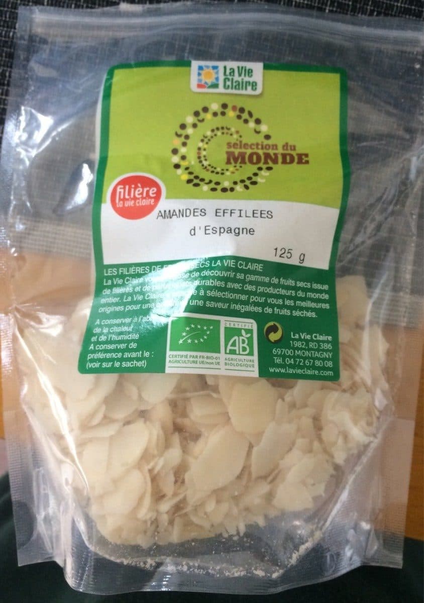 La Vie Claire Amandes effilées packshot