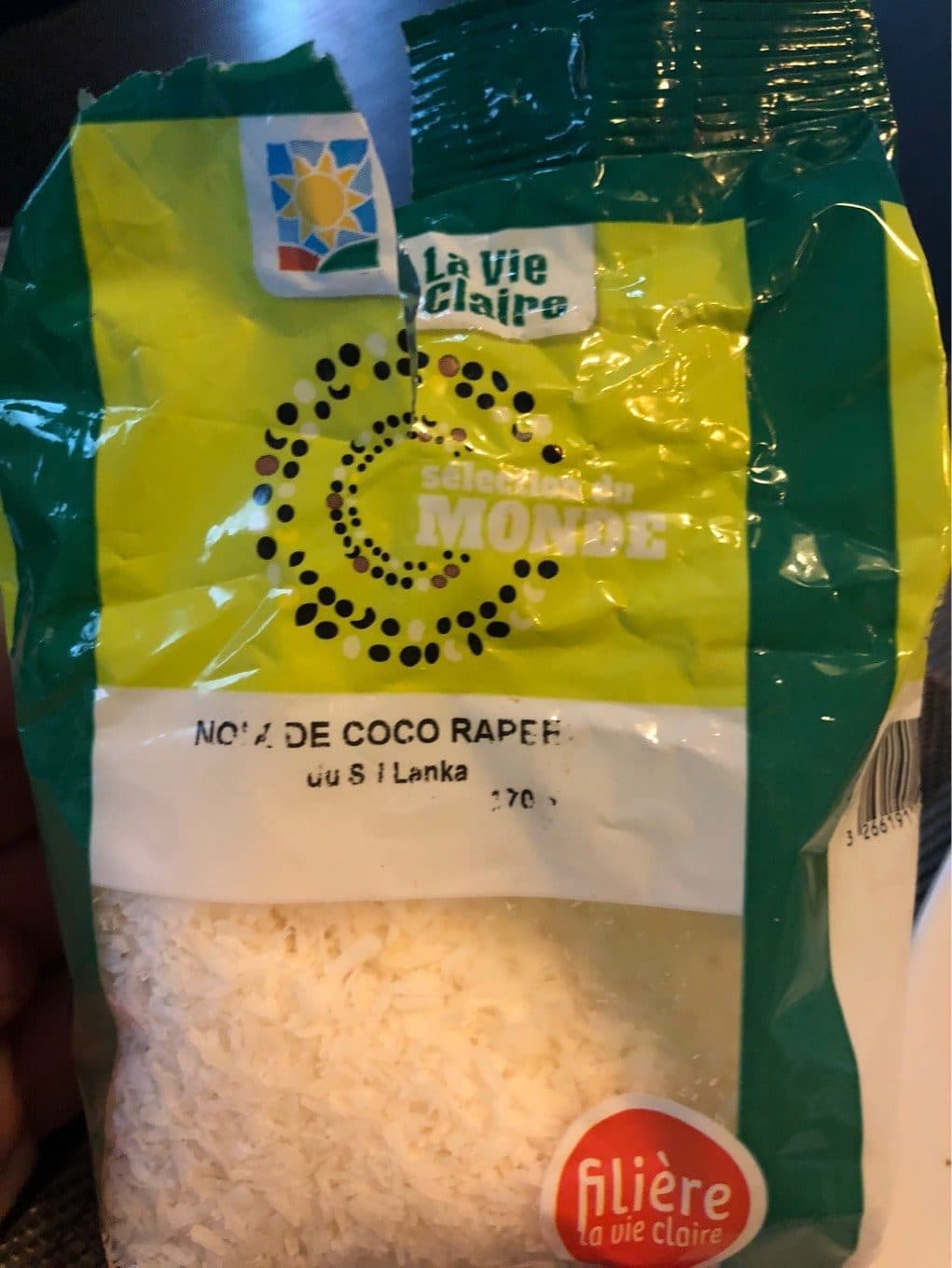 La Vie Claire Noix de coco râpée packshot