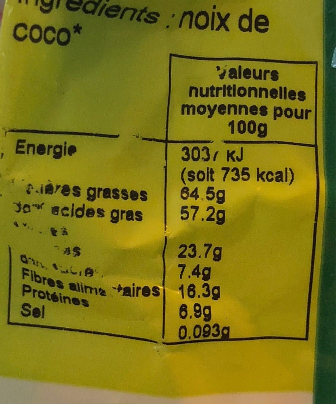 La Vie Claire Noix de coco râpée packshot