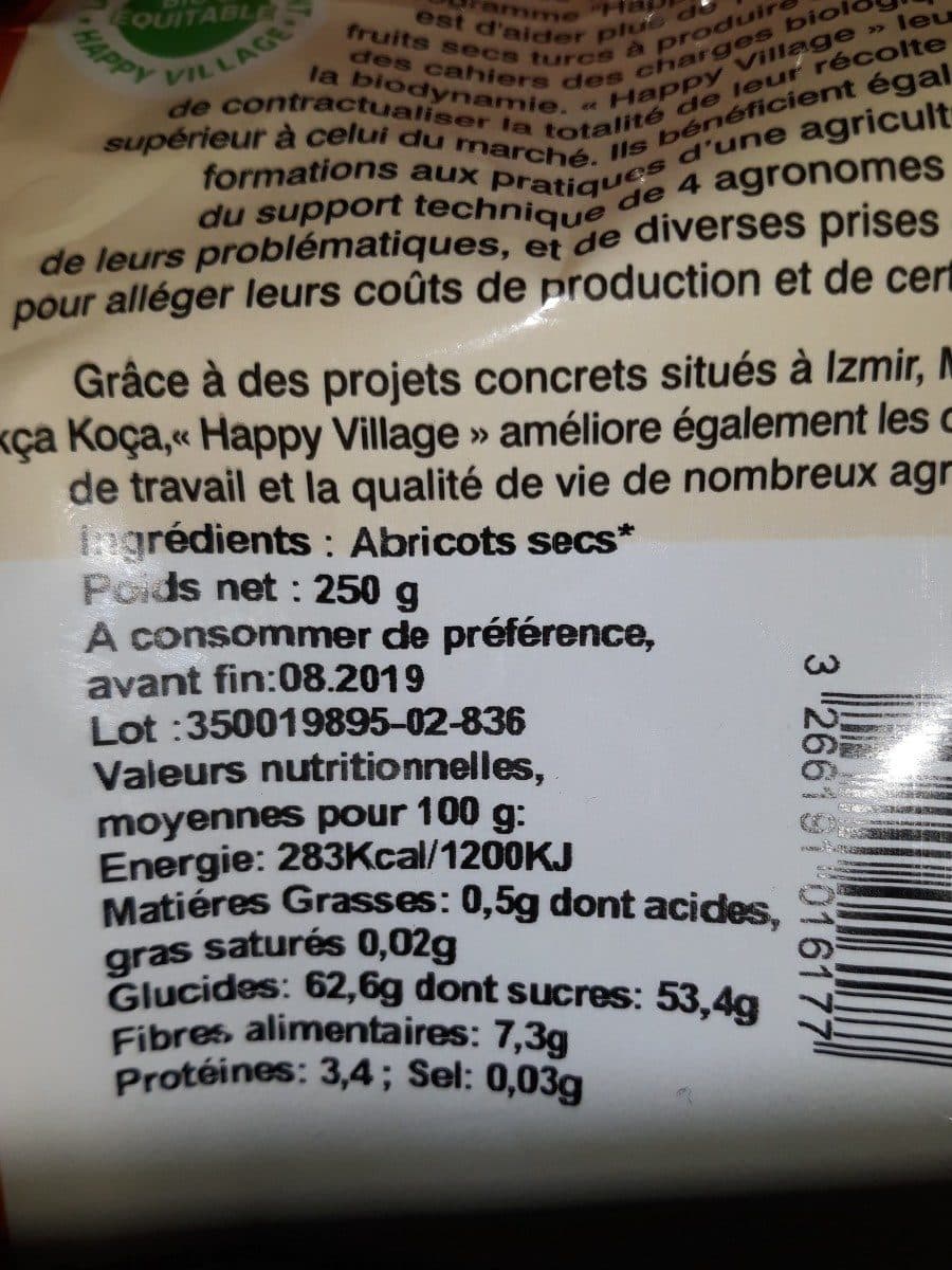 La Vie Claire Abricots Secs 250g packshot