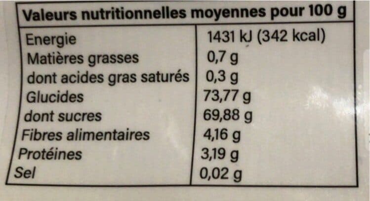 La Vie Claire Raisins Sultanine packshot