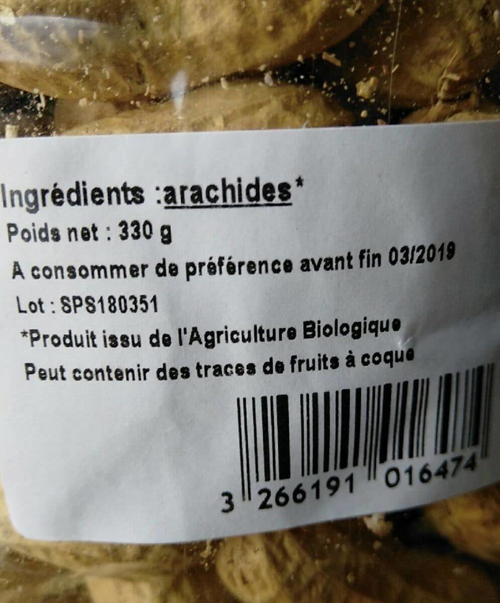 Filiere la vie claire Arachides en Coques Grillées D'Egypte 330g packshot
