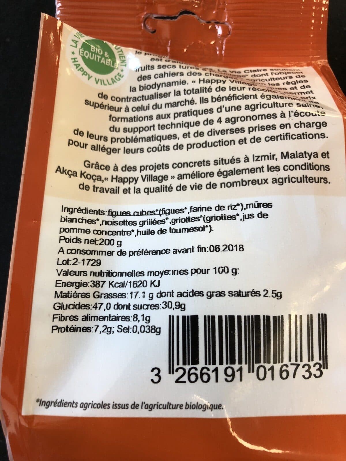 La Vie claire Trésors de Turquie packshot