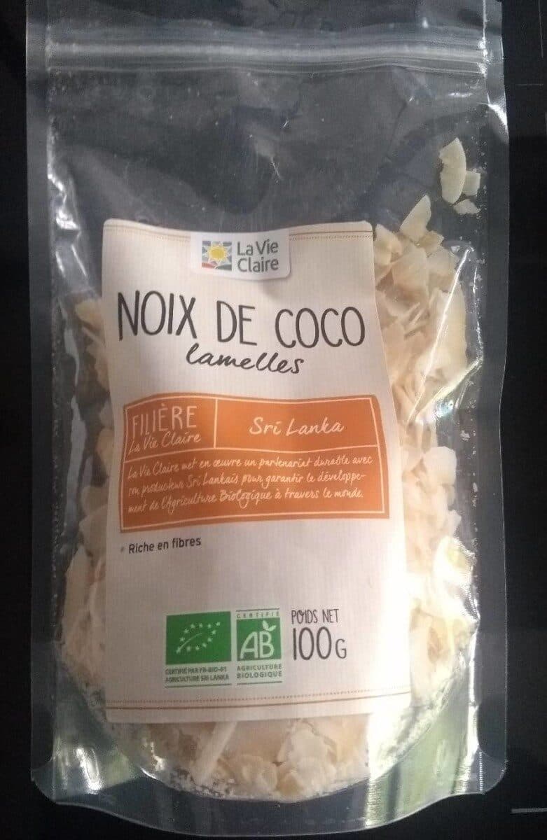 La Vie Claire Noix de coco lamelles packshot