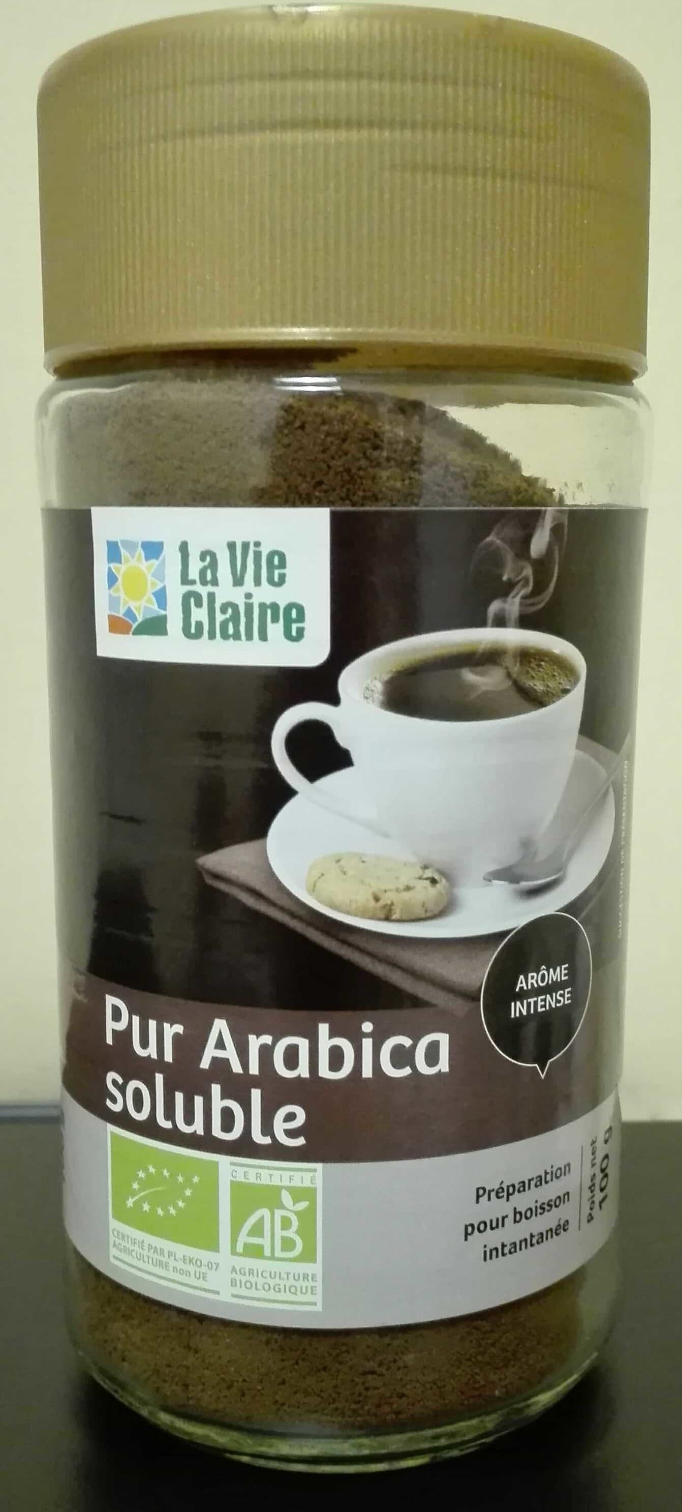 La Vie Claire Pur Arabica soluble packshot