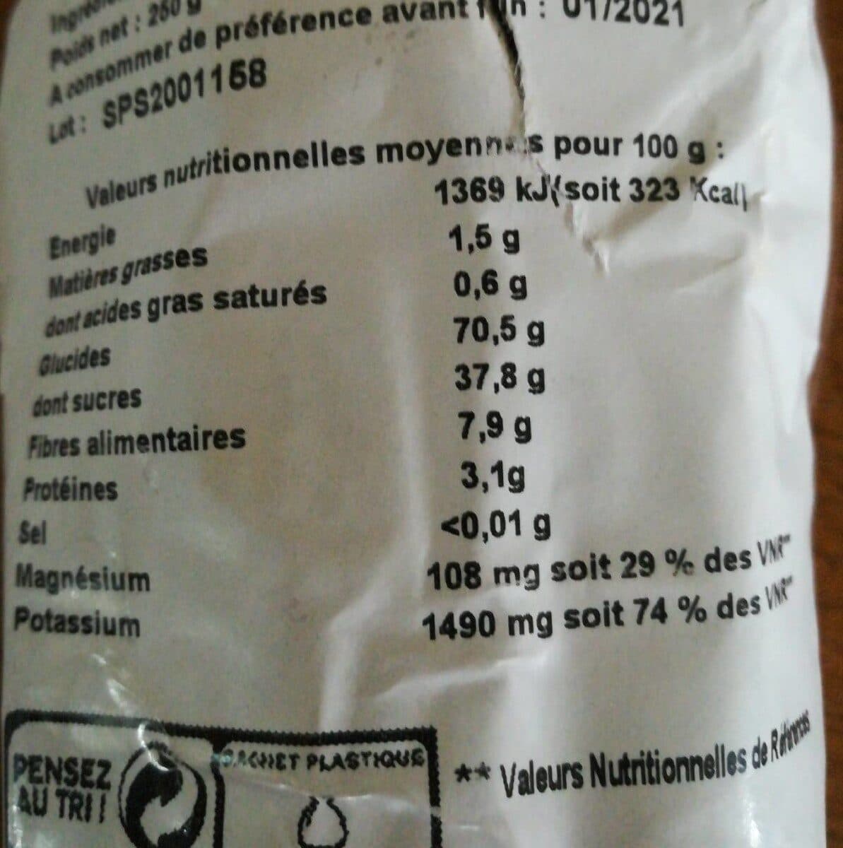 La Vie Claire Bananes séchées packshot