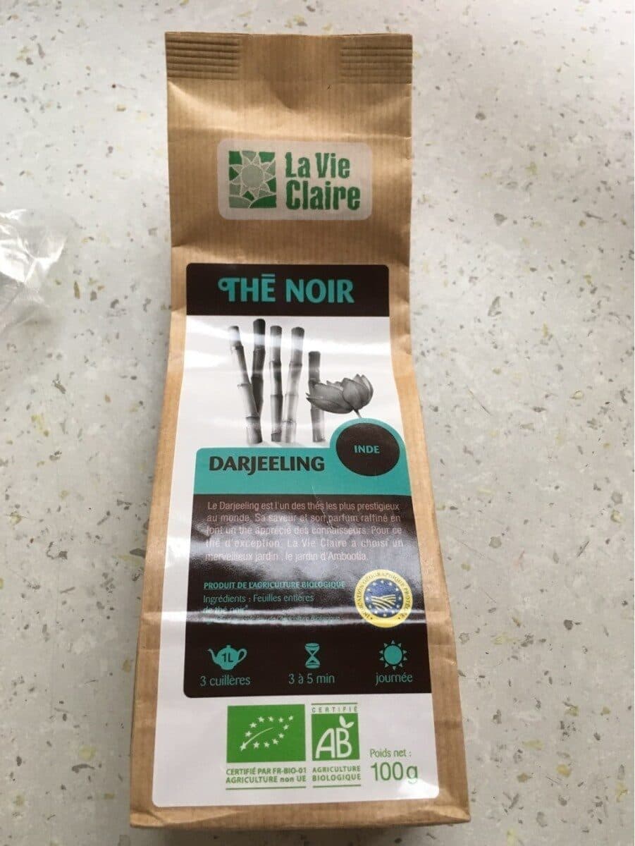 La Vie Claire Thé noir packshot