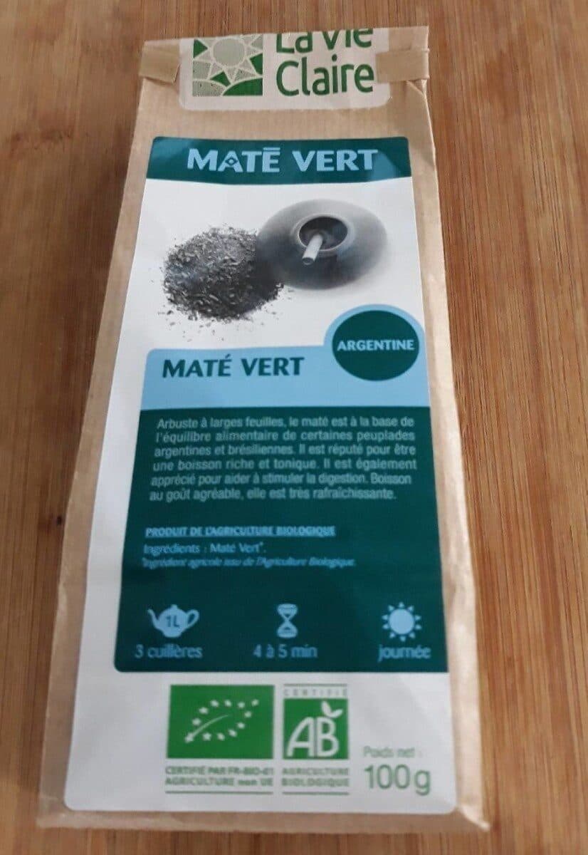 La Vie Claire Maté vert packshot