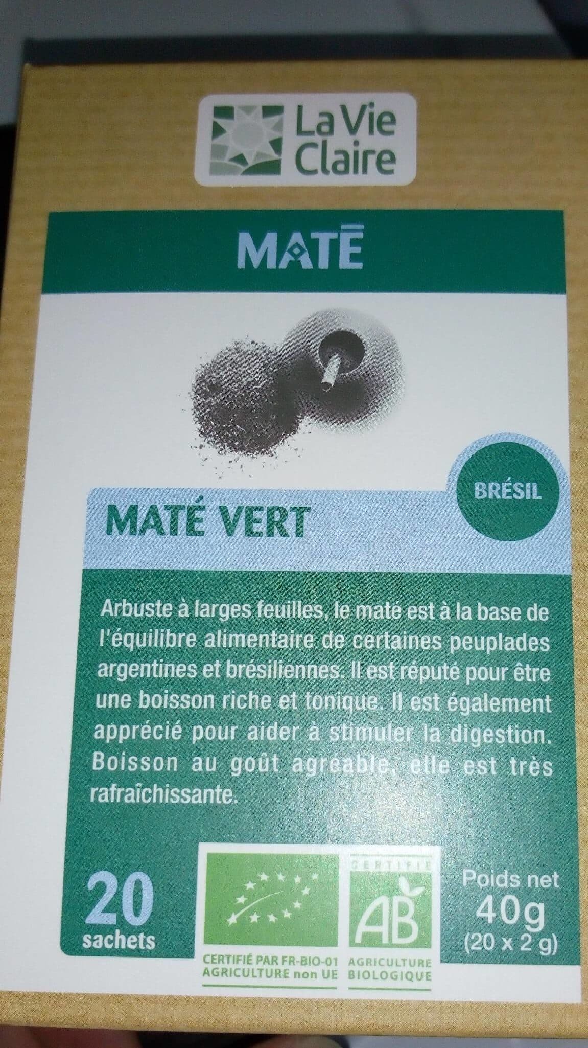 La Vie Claire Maté packshot