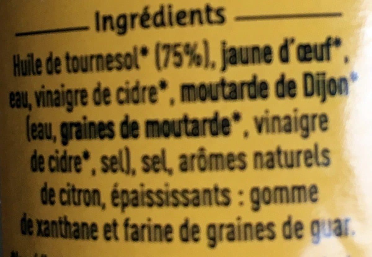 La Vie Claire Mayonnaise aux Arômes Naturels de Citron packshot