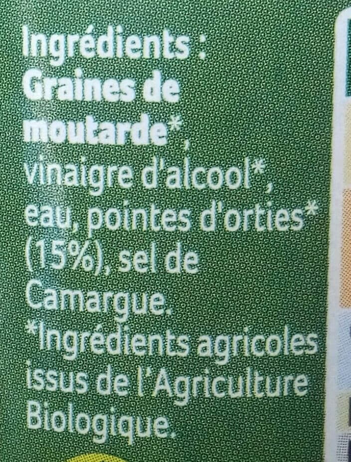 La Vie Claire Moutarde aux pointes d’orties packshot