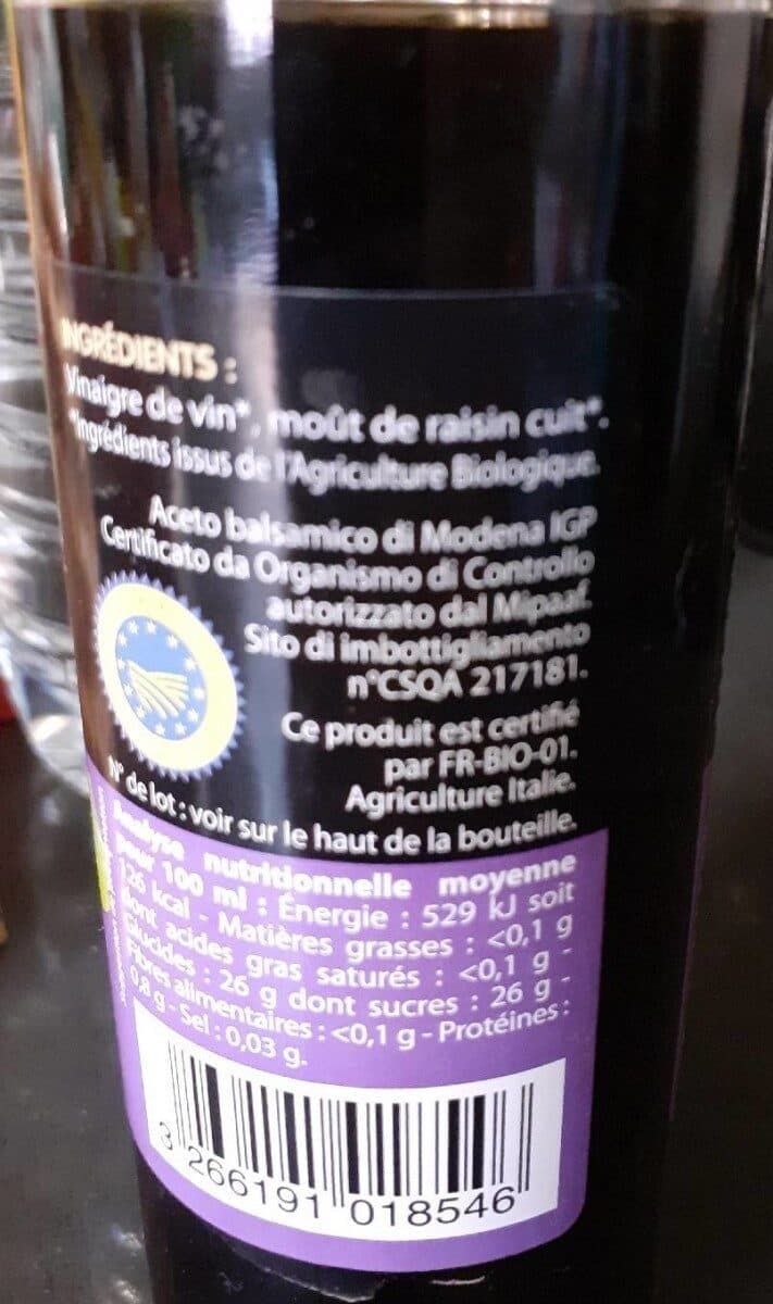 La Vie Claire Vinaigre balsamique de modene packshot