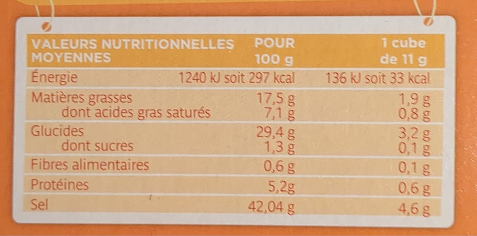 La Vie Claire Bouillon cube volaille packshot