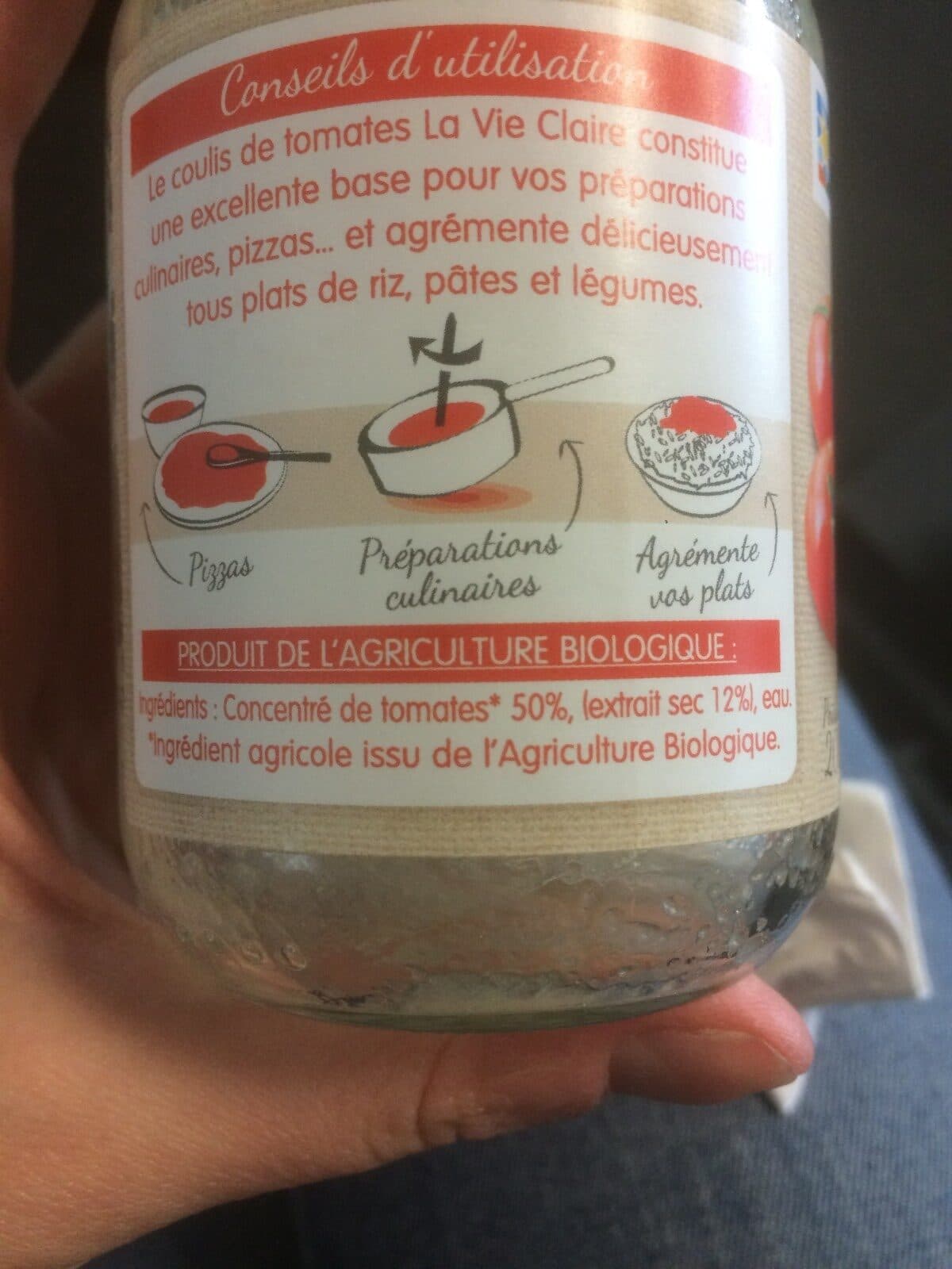 La Vie Claire Coulis de tomates packshot