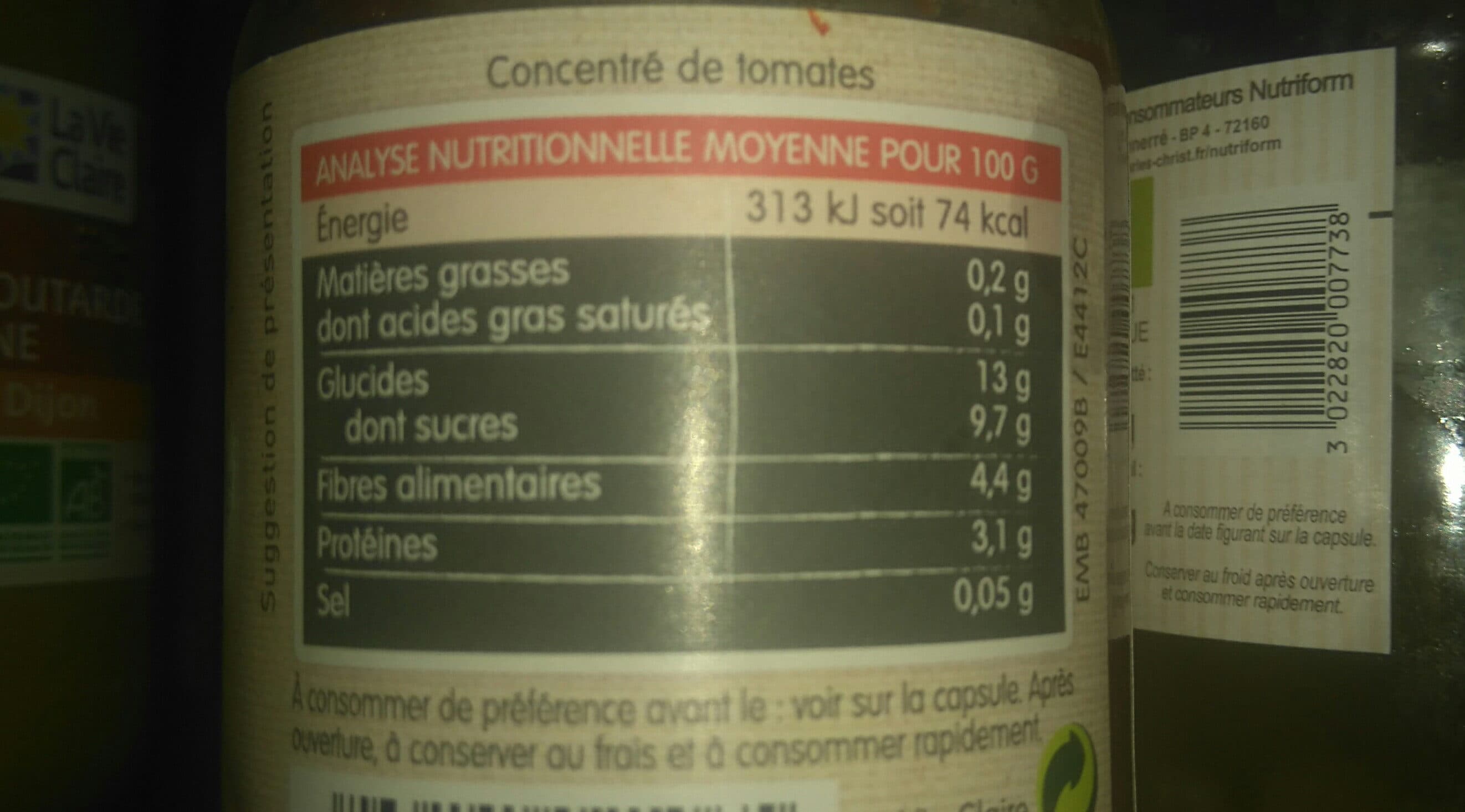 La Vie Claire Concentré de tomates packshot