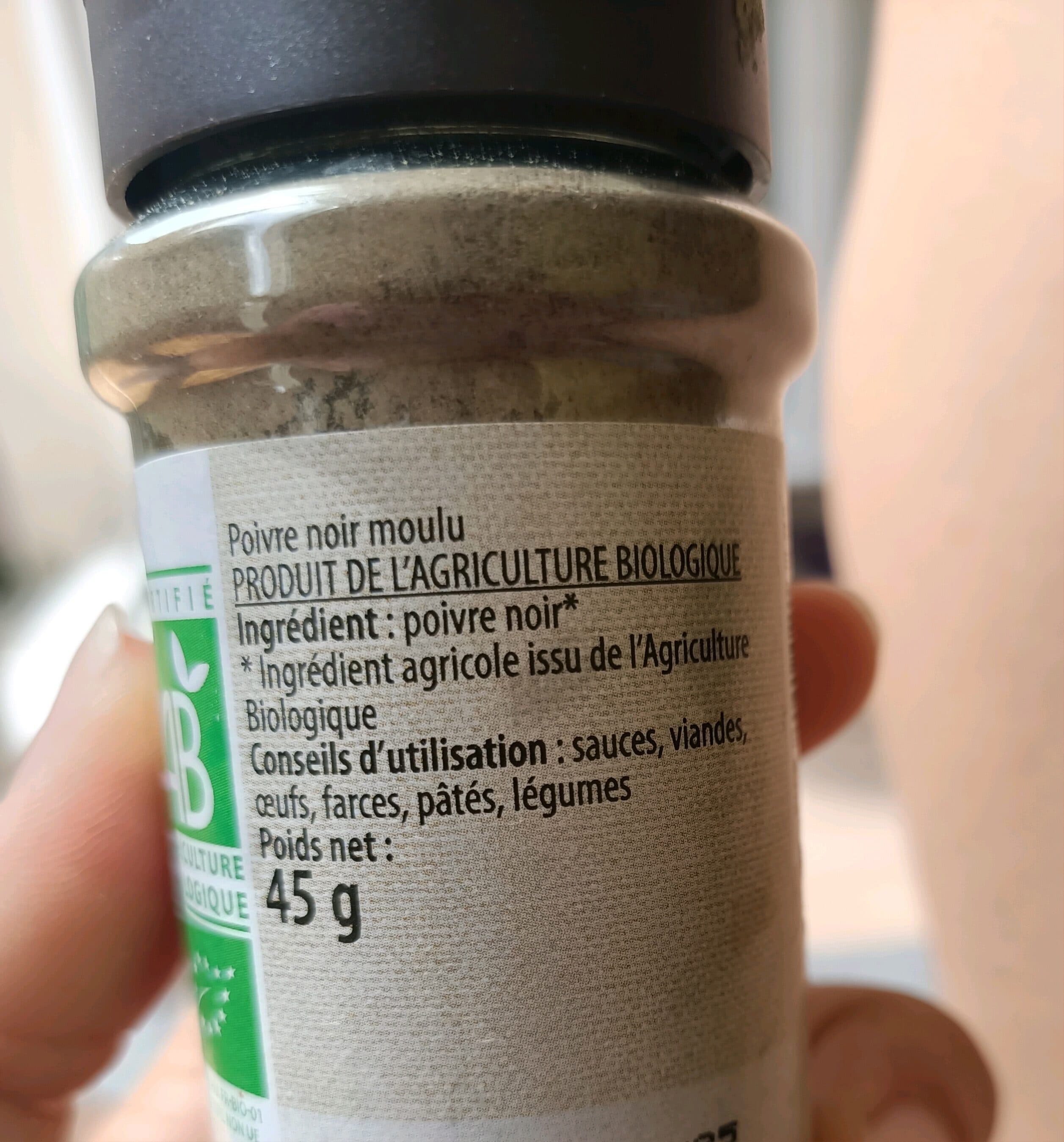 La vie claire Poivre noir packshot