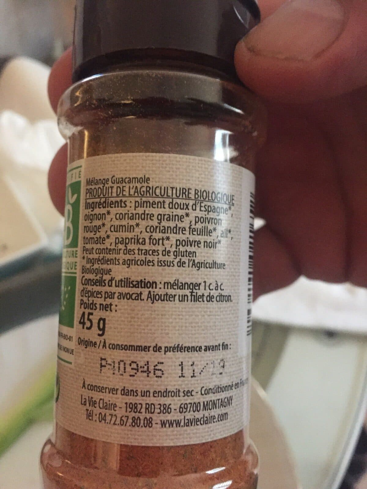 La Vie Claire Melange guacamole packshot