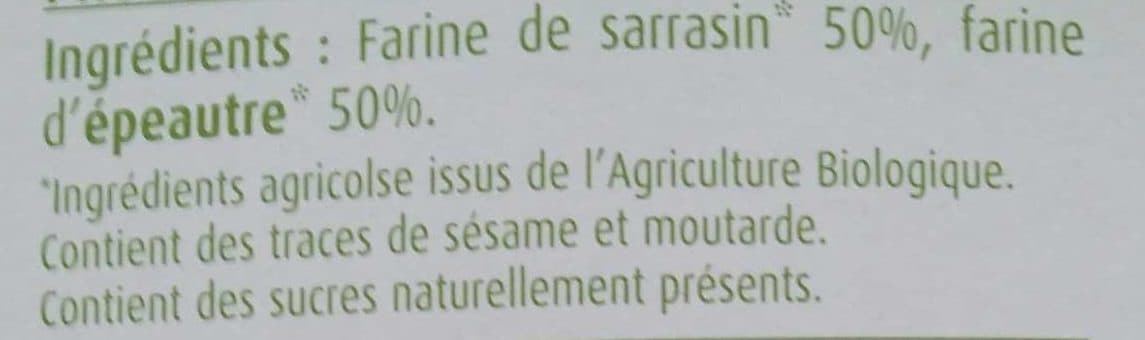 La Vie Claire Pain azyme sarrasin épeautre packshot
