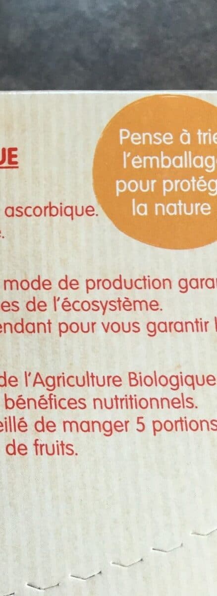La Vie Claire Purée De Pomme En Gourde packshot