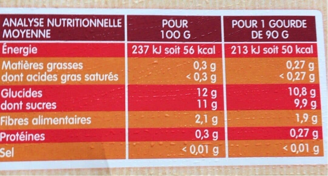 La Vie Claire Purée De Pomme En Gourde packshot