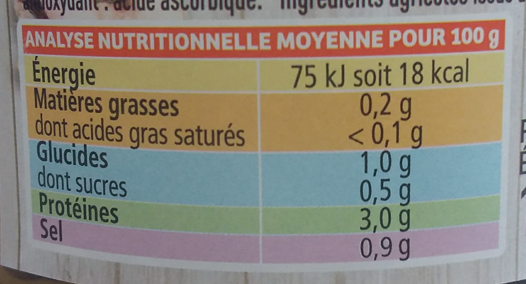 La Vie Claire Champignons de paris émincés packshot
