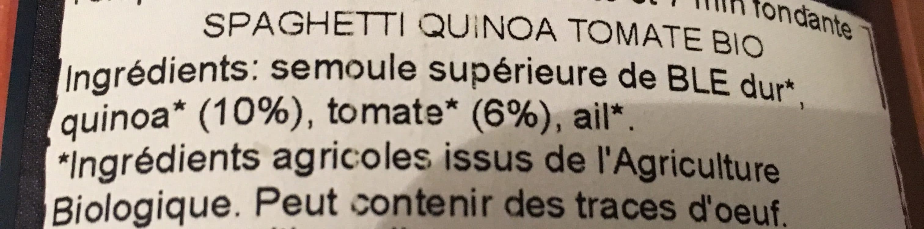 La Vie Claire Spaghetti quinoa tomate packshot