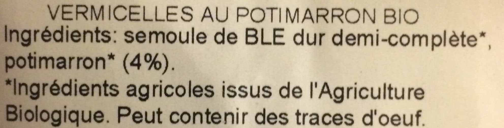 La Vie Claire Vermicelles au Potimarron packshot