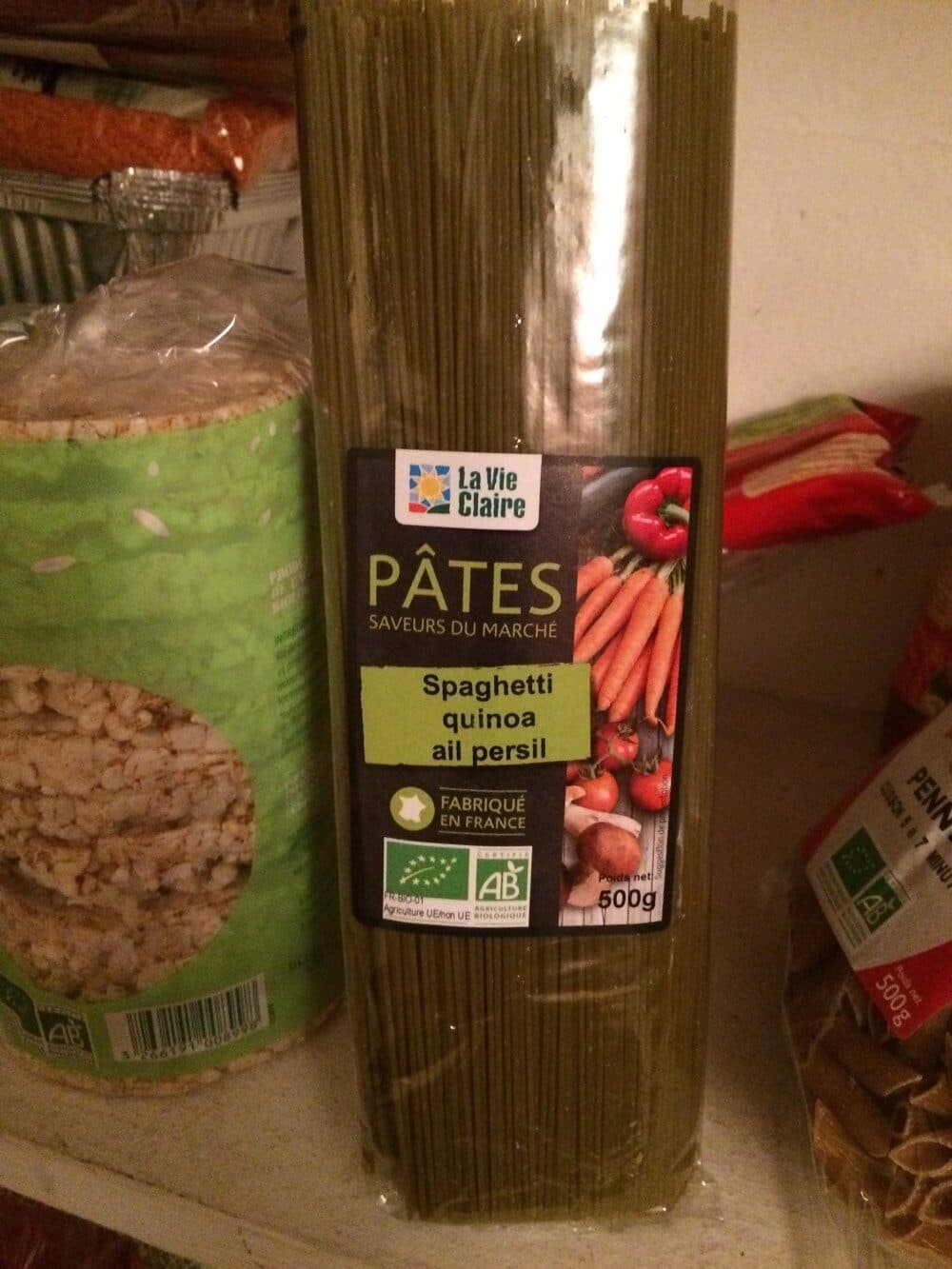 La Vie Claire Spaghetti quinoa ail persil packshot